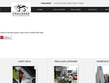 Tablet Screenshot of challenge-recumbents.com